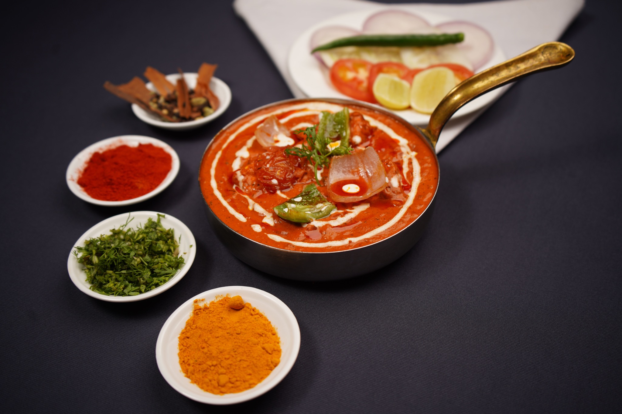 Indian curry at HYD Alpha